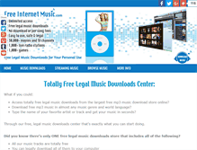 Tablet Screenshot of free-internet-music.com